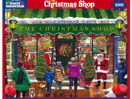 ⭐HOLIDAY⭐ The Christmas Shop Jigsaw Puzzle - 1000 Piece For Cheap