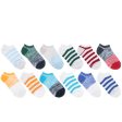 12pk NS Kid s Free Run Stripes Socks - Asst Brights Online now