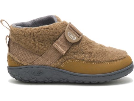 Ramble Fluff Kid s Slipper Boot -  Natural Brown For Cheap