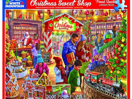 ⭐HOLIDAY⭐ Christmas Sweetshop Jigsaw Puzzle - 1000 Piece Online now