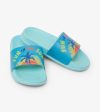 Fun In The Sun Slide On Sandals - Aruba Blue Online now