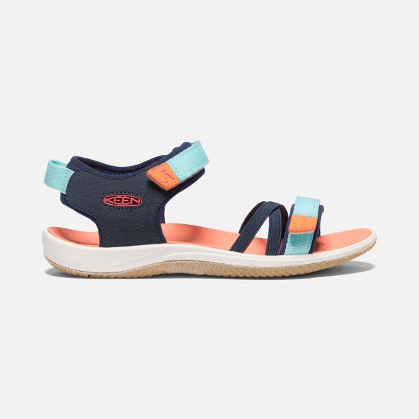 Verano Kids Sandal - Iris Blue Coral Discount