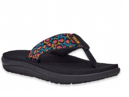 Voya Kids Flip Flop Sandal - Dorinda Black Multi Hot on Sale