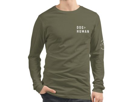 Dog>Human Long Sleeve Tee Online Hot Sale