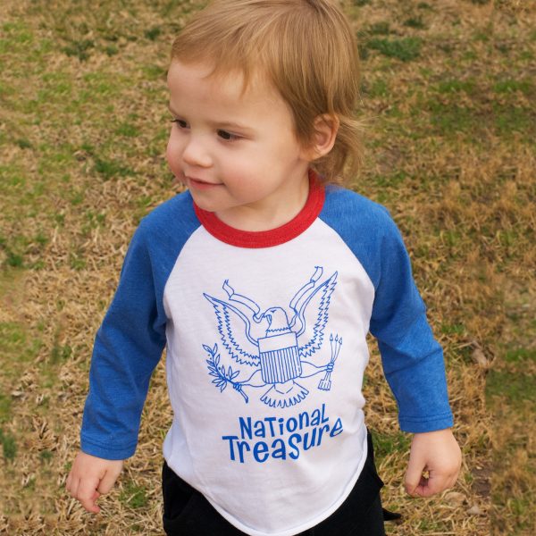 National Treasure Blue Long Sleeved Toddler T-Shirt Online now