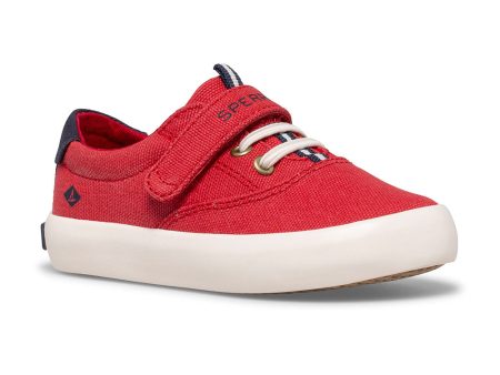 Spinnaker Little Kid s Washable Sneaker - Red Canvas Online now