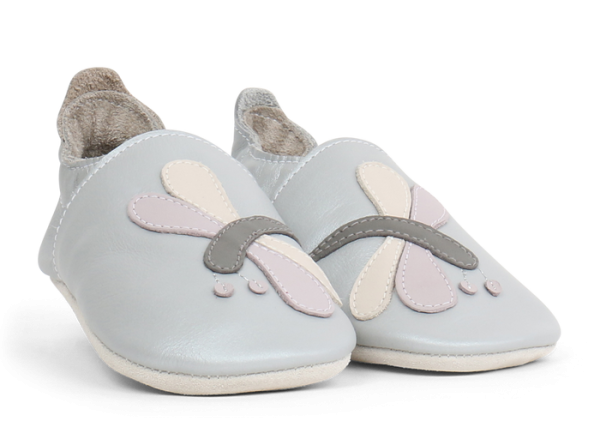 Soft Sole Leather - Silver Dragonfly Cheap