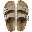 Arizona Adult Suede Sandal - Taupe Sale