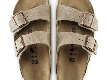 Arizona Adult Suede Sandal - Taupe Sale