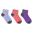 All Heart 3-Pack Quarter Socks on Sale