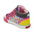 Kya Hi-Top Sneaker - Purple Hearts Mix Cheap