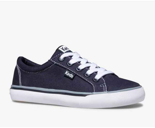 Jump Kick Kid s Lace Sneaker - Navy Canvas Sale