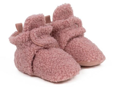 Snap Booties Sherpa - Pink Discount