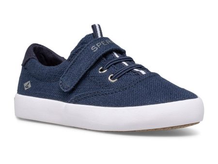 Spinnaker Little Kid s Washable Sneaker - Navy Canvas Cheap