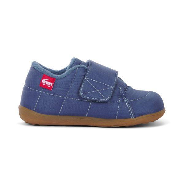 Aspen Quilted Slipper Shoe - Blue Online Hot Sale