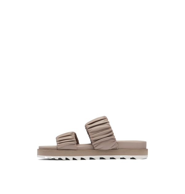 Roaming Women s Two Strap Slide Sandal - Omega Taupe Chalk Discount