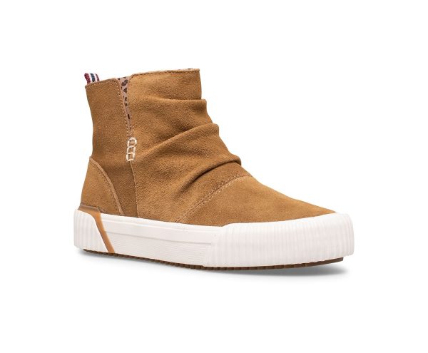 Soletide Kid s Mid Sneaker Boot - Tan Supply