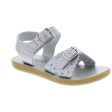 Ariel Casual Kid s Sandal - Silver Leather Fashion