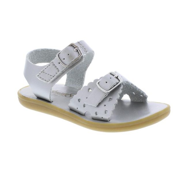 Ariel Casual Kid s Sandal - Silver Leather Fashion