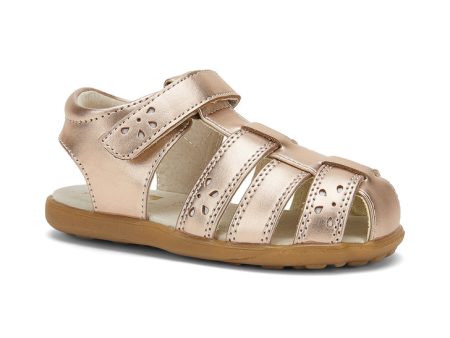 Gloria IV Kid s Leather Sandal - Rose Gold Online Sale