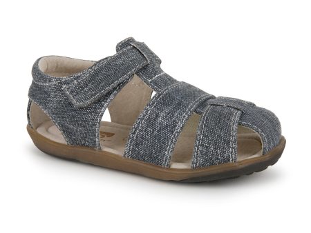 Jude IV Kid s Canvas Sandal - Grey Discount