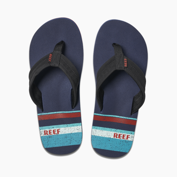 REEF MENS WATERS SANDAL - NAVY STRIPE Supply