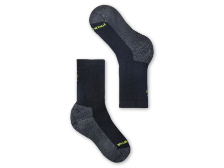 Hike Full Cushion Kids Crew Socks - Black Online Sale