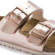 Arizona Kid s BirkoFlor Sandal - Electric Metallic Copper Fashion