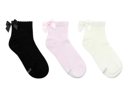 Pointelle Anklets 3-Pack Socks Multicolor Cheap