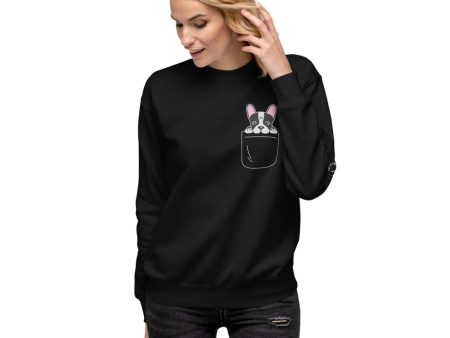 Frenchie Ride Along Fleece Pullover Discount