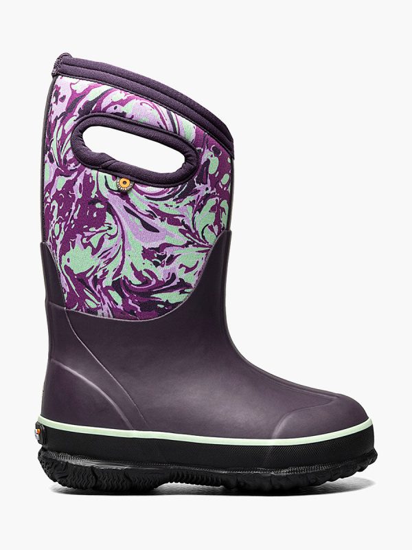 Classic Kid s Marbled Boot - Purple Hot on Sale