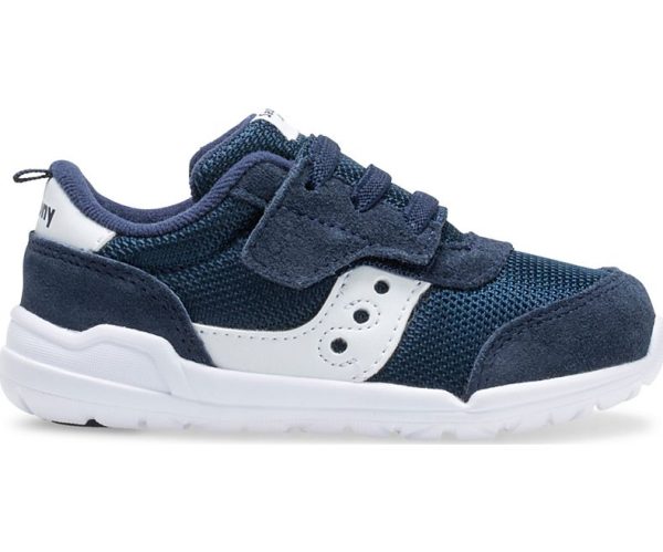 Saucony Little Kid s Jazz Riff Sneaker - Navy White Discount