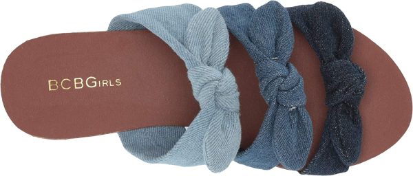 BCBG Kids Caden Slip On Sandal - Denim Hot on Sale