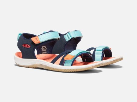 Verano Kids Sandal - Iris Blue Coral Discount