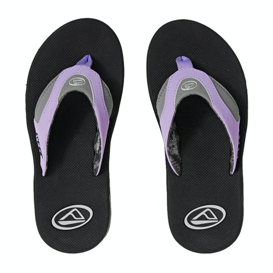 REEF LADIES FANNING SANDAL - GREY PURPLE Cheap