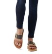 Roaming Buckle Women s Leather Slide Sandal - Velvet Tan For Discount