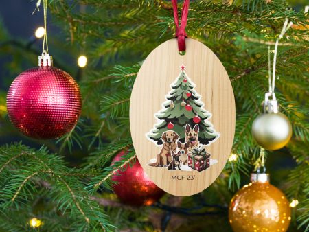 2023 MCF Christmas Wooden Ornament Cheap