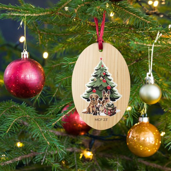 2023 MCF Christmas Wooden Ornament Cheap