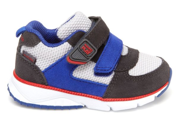 Made2Play Kid s Kash Athletic Shoe - Grey Multi Fashion