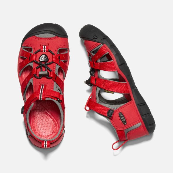 Seacamp II Kids  CNX Active Sandal - Racing Red Gargoyle Online Sale