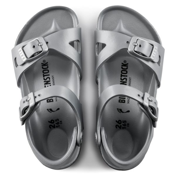 Kids Rio EVA Sandal - Metallic Silver on Sale