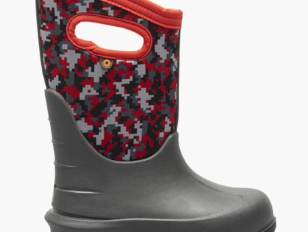 Neo-Classic Kid s Digital Maze Snow Boot - Dark Gray Multi Supply