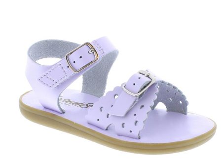 Ariel Casual Kid s Sandal - Lavender Leather For Discount