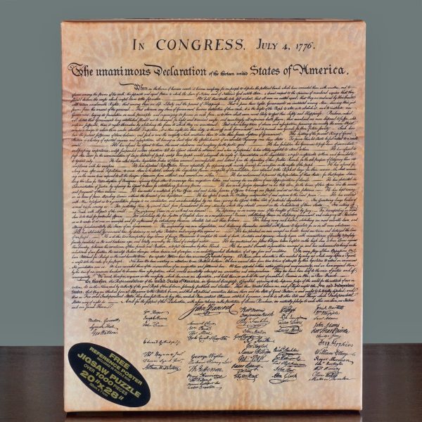 Declaration of Independence 1,000 Piece Puzzle Sale