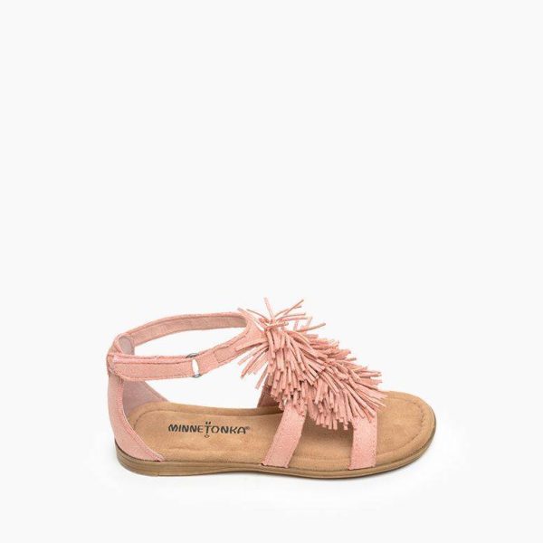 Kids  Eloise Leather Sandal - Blush Pink Fashion