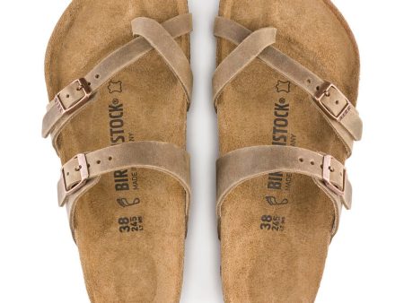 Mayari Women s Soft Footbed Leather Sandal - Tobacco Online Sale