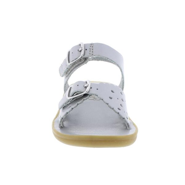 Ariel Casual Kid s Sandal - Silver Leather Fashion