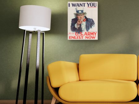 I Want You - Uncle Sam Canvas Print Fashion