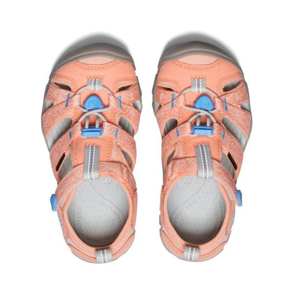 Seacamp II Kids  CNX Active Sandal - Papaya Punch Marina For Cheap