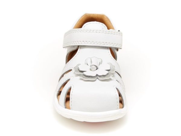 SRTech Eleni Kid s Leather Sandal - White Sale